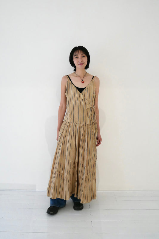 Stripe Block Camisole 18panels Dress