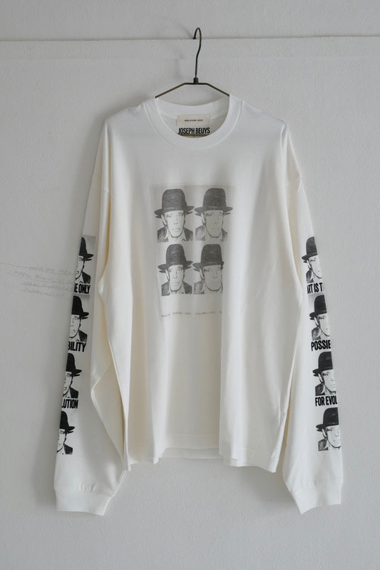 Joseph Beuys Warhol Long Sleeve T-shirt (Off White)