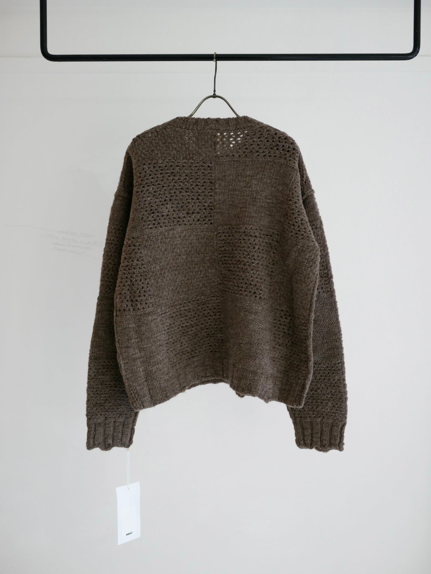 PATCHWORK SWEATER / Brown