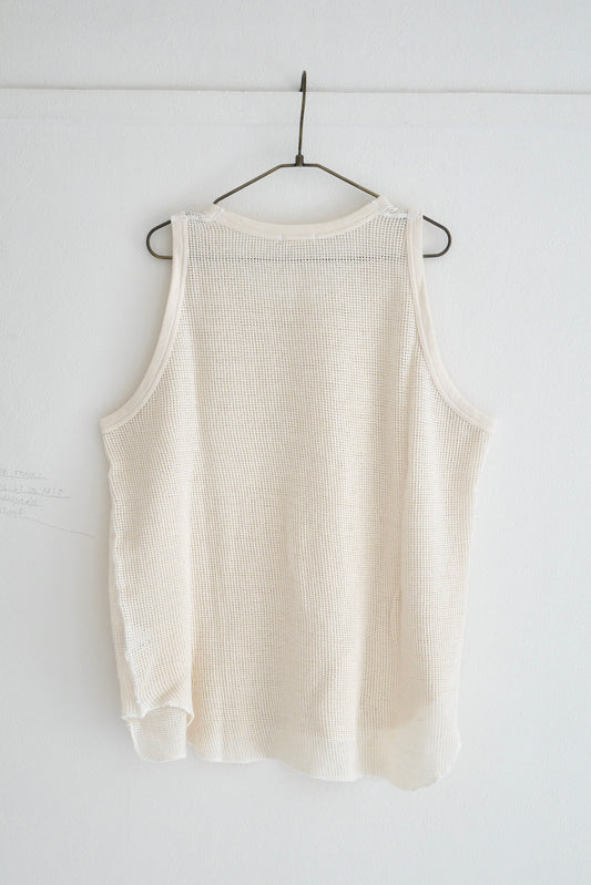 Mesh Tank Top / natural