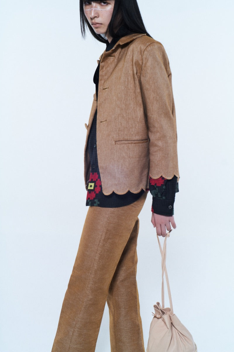 scalloped jacket