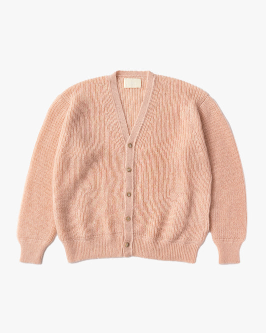 Kid Mohair Cardigan / Pink