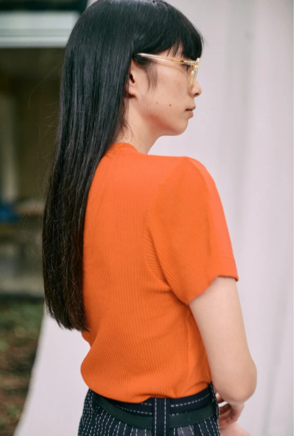 back tereko tee (black)