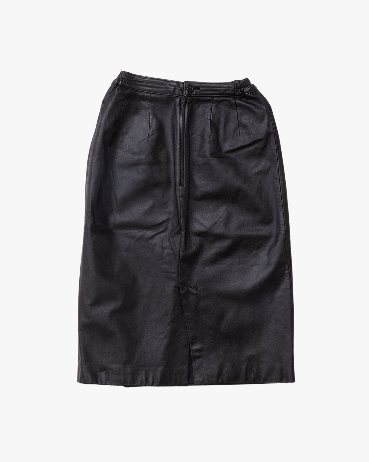 Leather Skirt #5 / Black