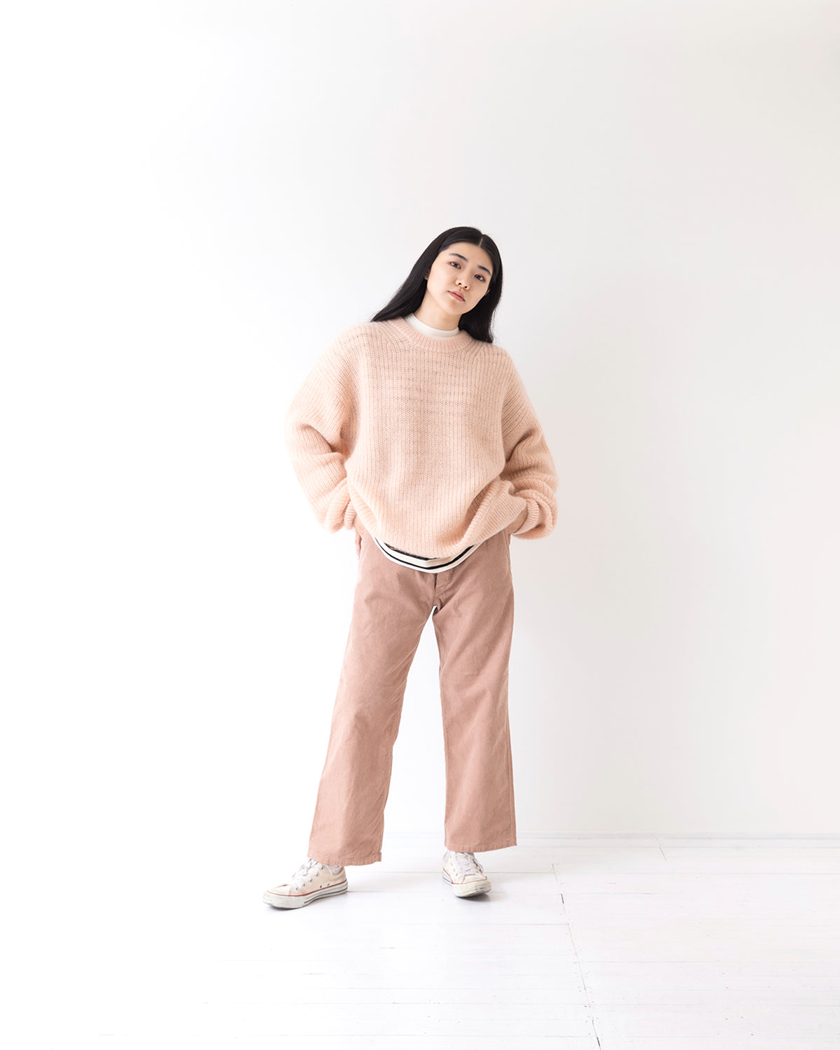 Kid Mohair Sweater / Pink