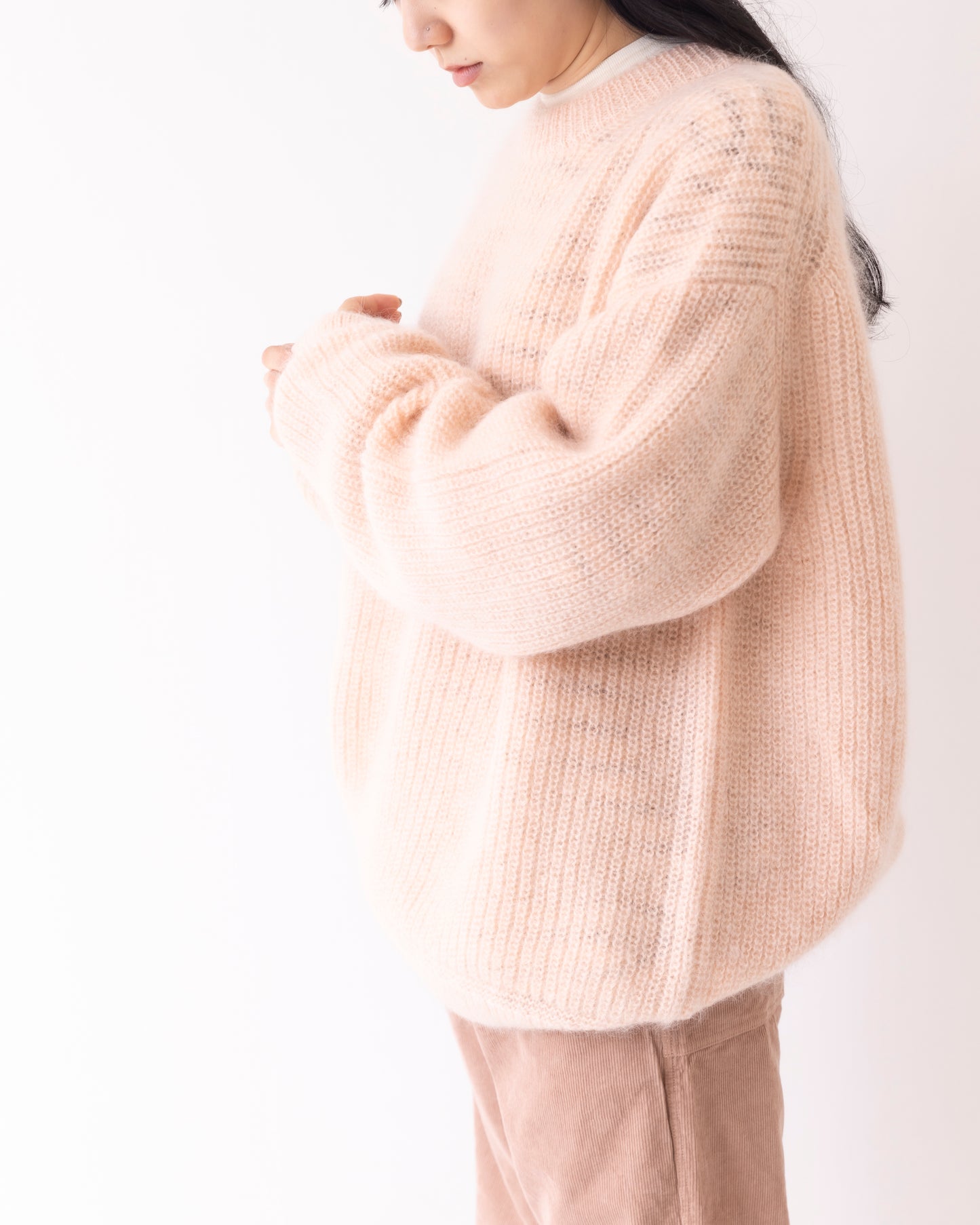 Kid Mohair Sweater / Pink