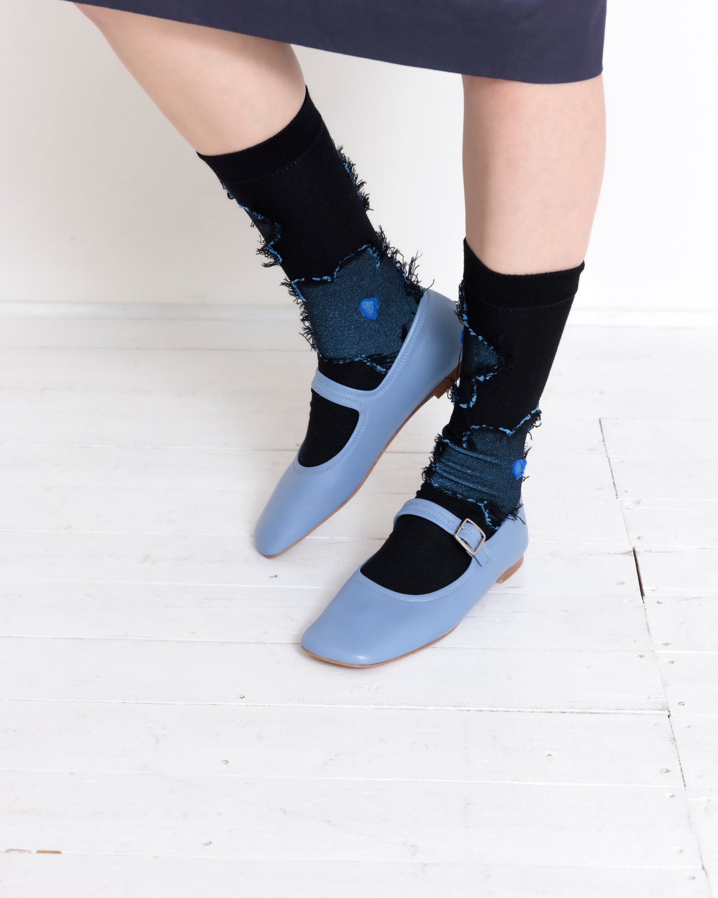 Reversed Flower Socks