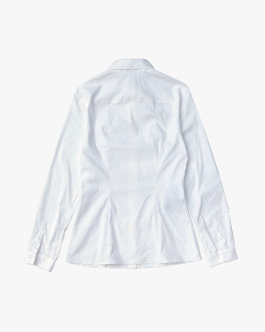 "PRADA" Stretched Shirt (White)