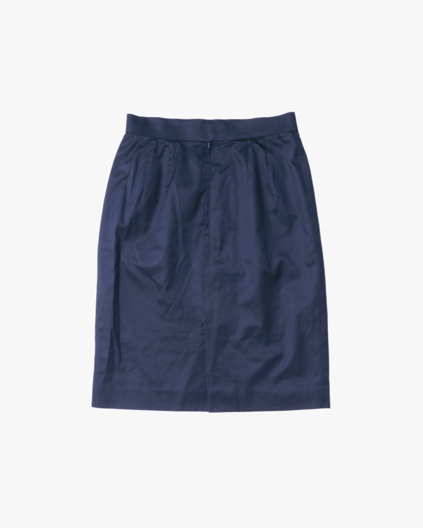 "Christian Dior" Pencil Skirt (Navy)