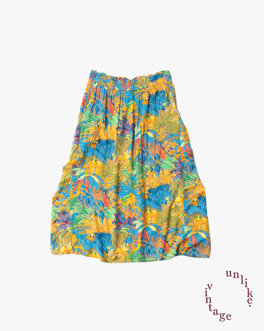 Tropical Birds & Plants Skirt