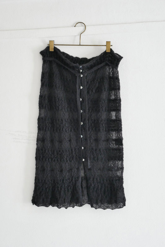 mohair skirt(black)