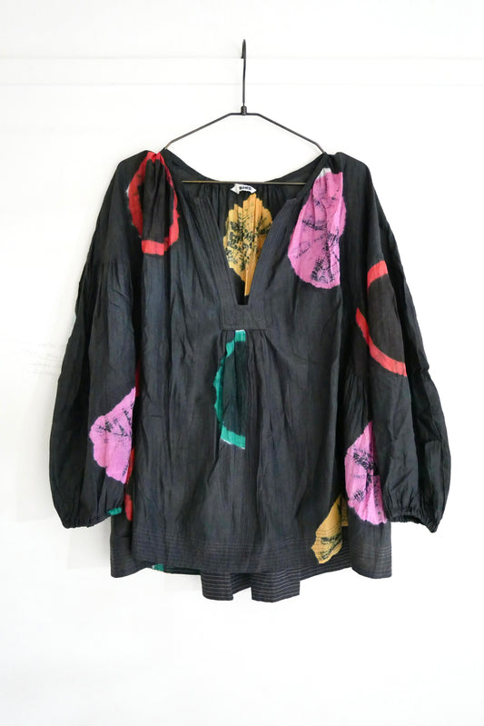 Tusser Silk Khadi Dyed Blouse