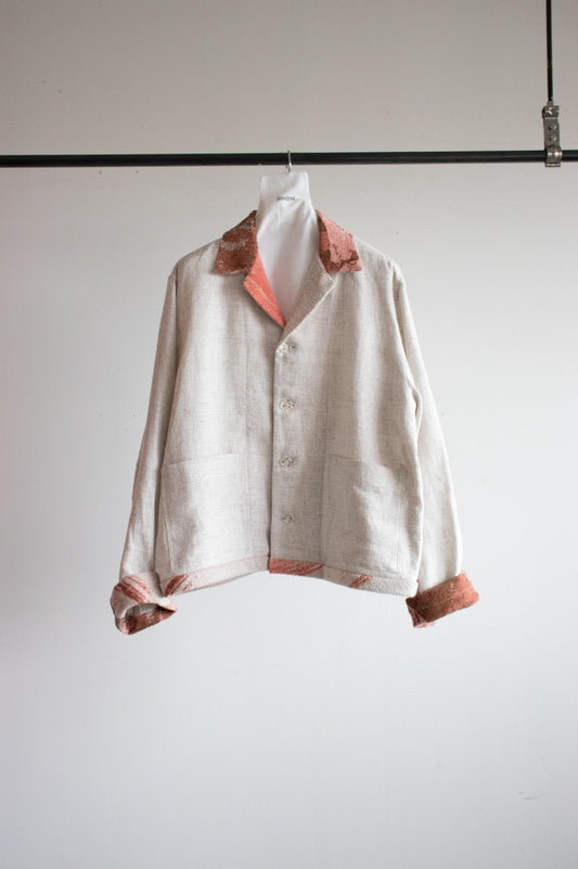 Cotton linen melange jacket