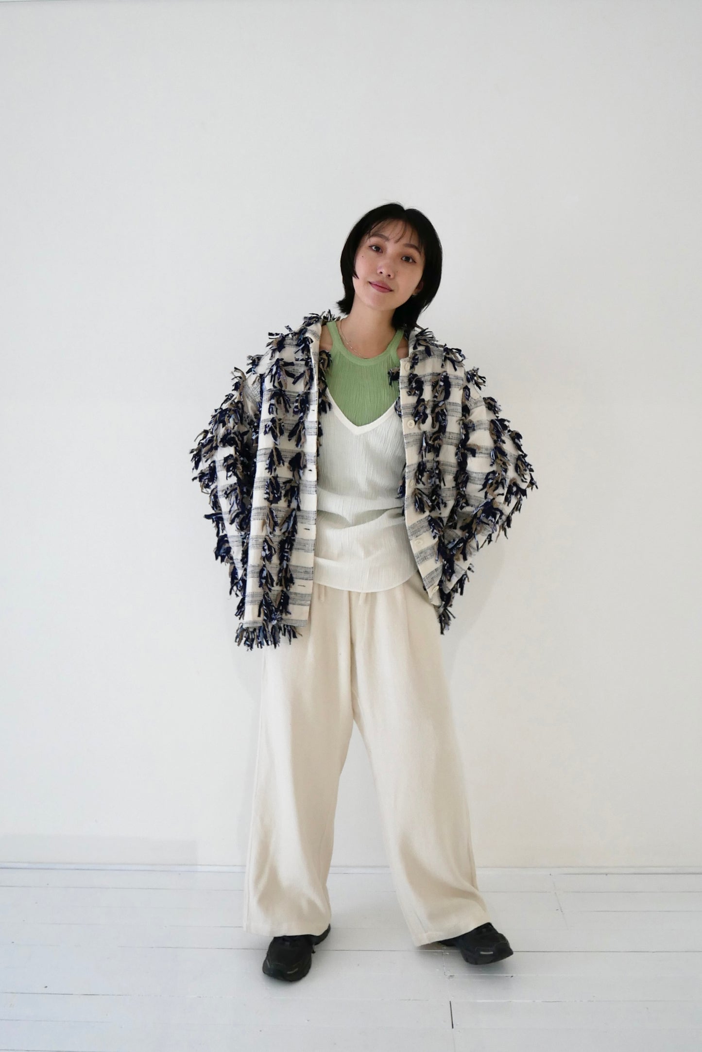 Sakiori Fringe Jacket