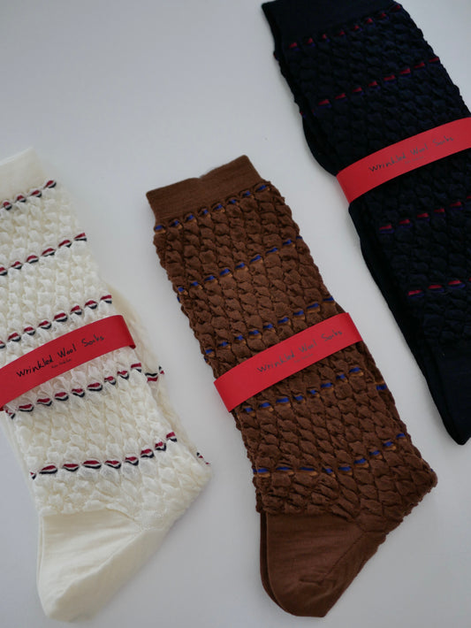 Wrinkled Wool Socks
