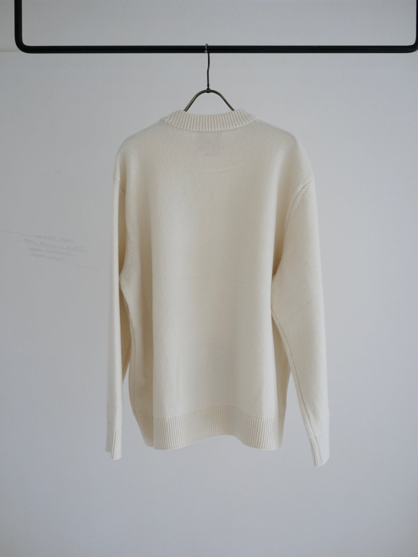 The face of C inspired by B Jumper / White