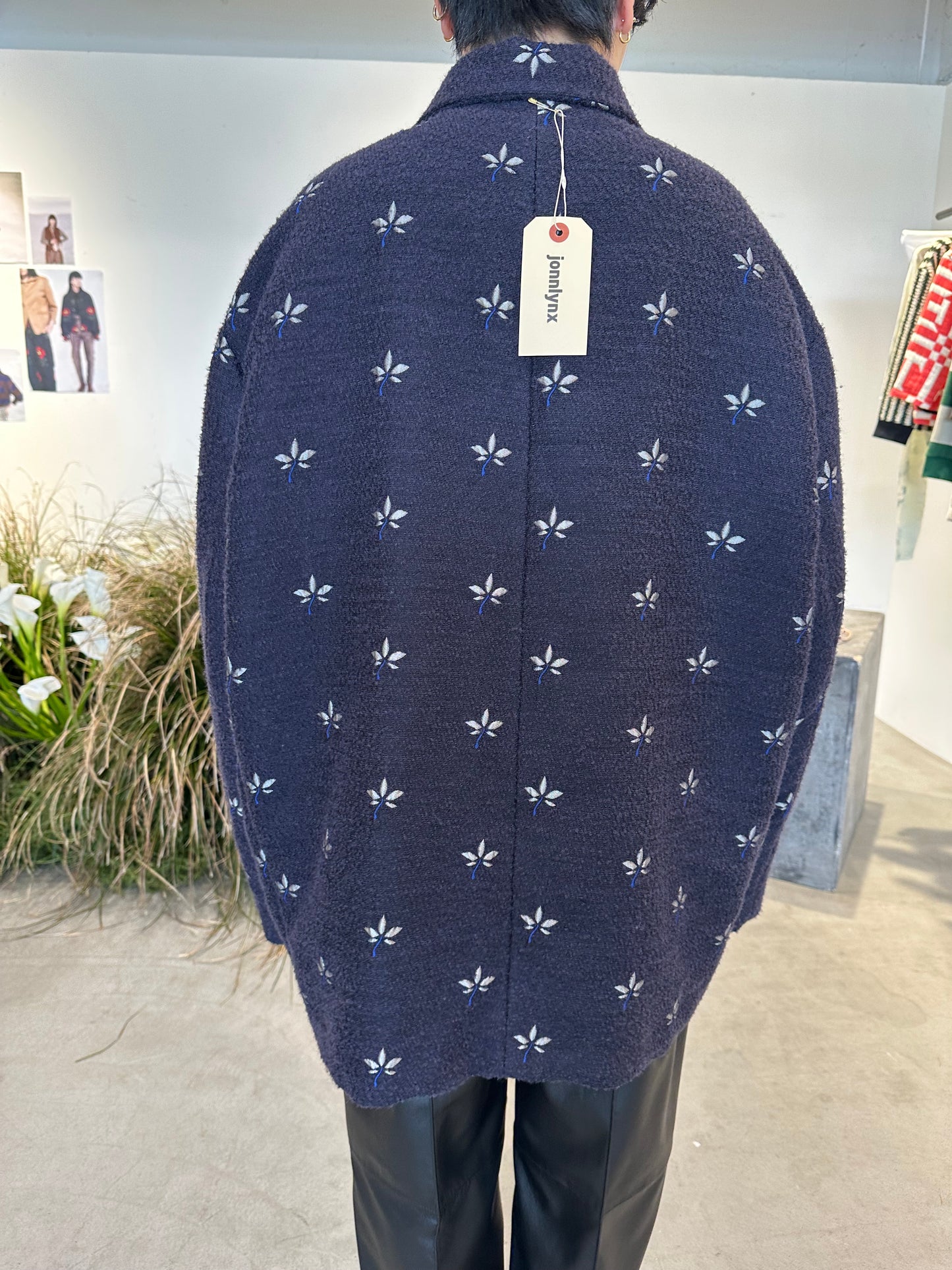 floating jacquard jacket
