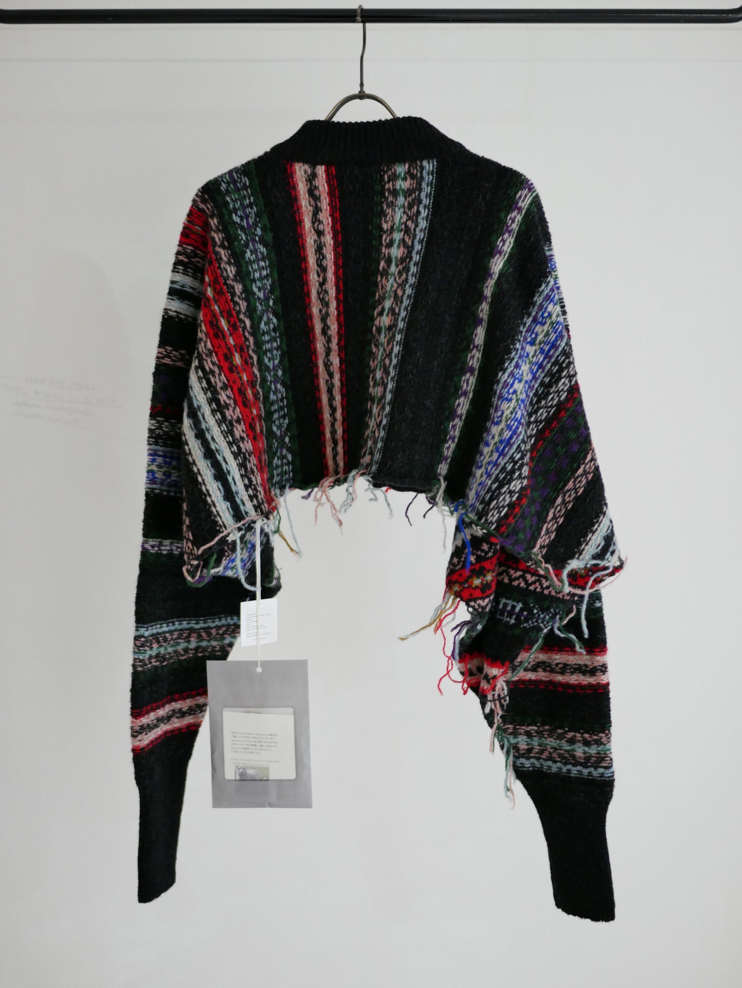 Jumper-ish Scarf - Jamieson’ s × Kota Gushiken (Gray/Red)