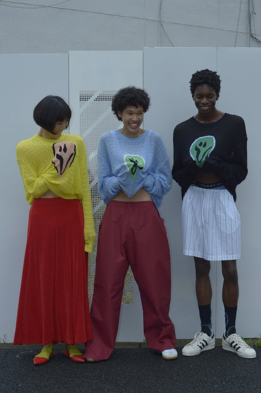 Melted Smile with Frizbee Reversible Socks