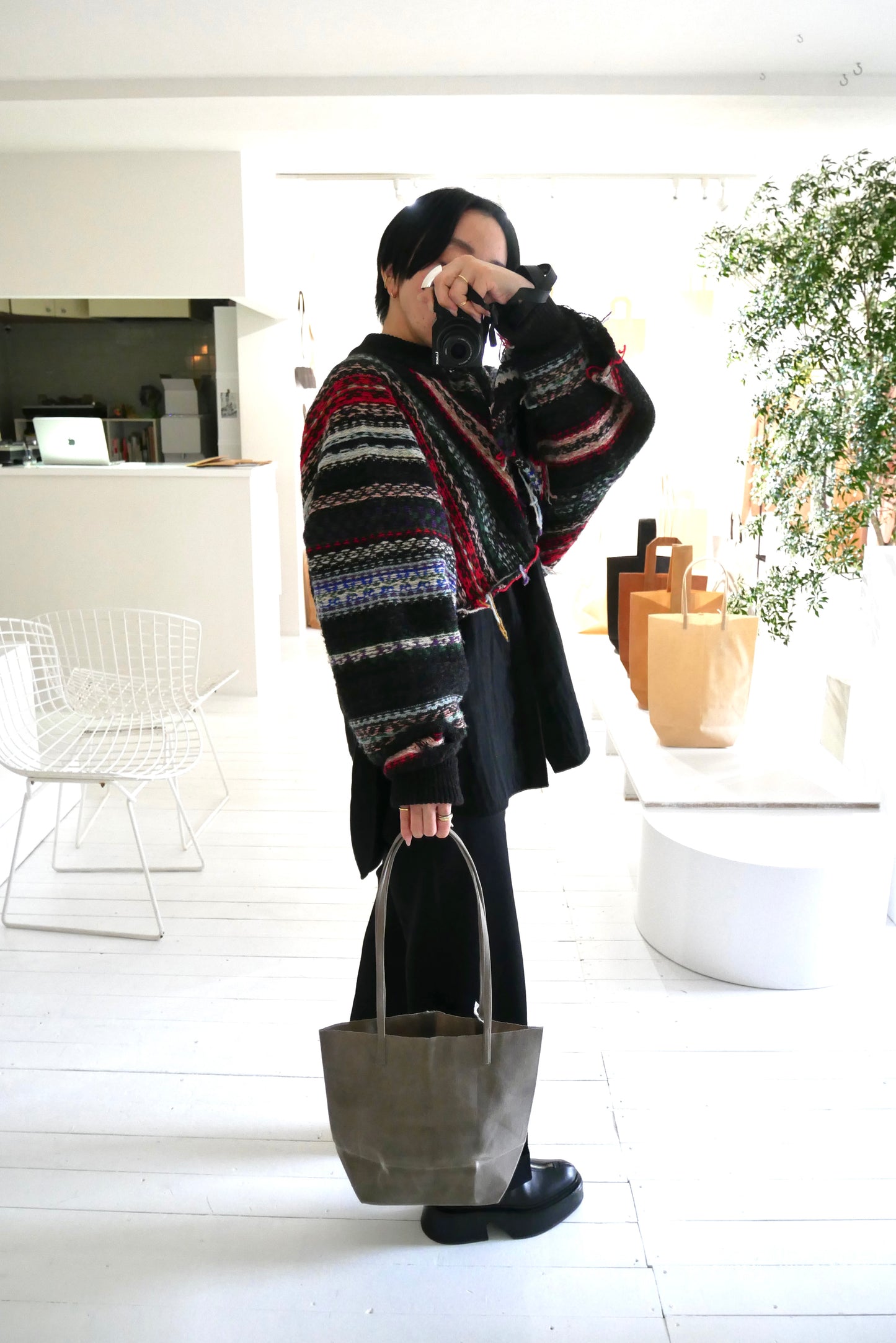 FUNAGATA BAG S (Thin Double Handles)