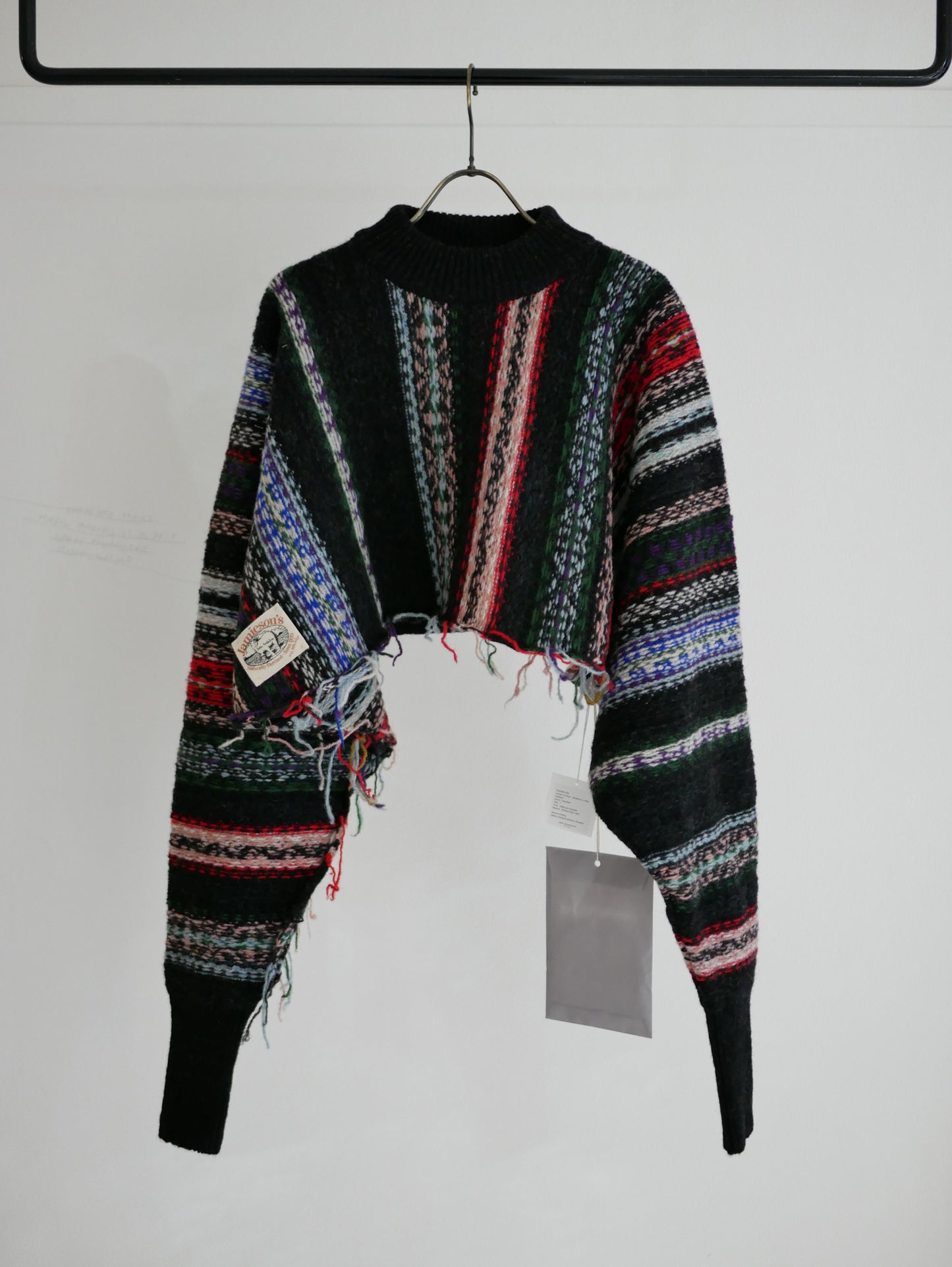 Jumper-ish Scarf - Jamieson’ s × Kota Gushiken (Gray/Red)