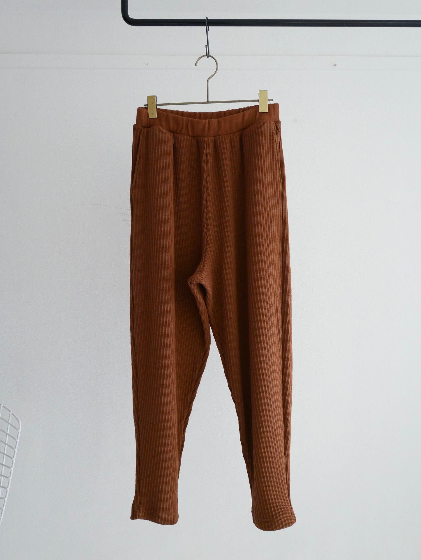 big rib pants (brown)