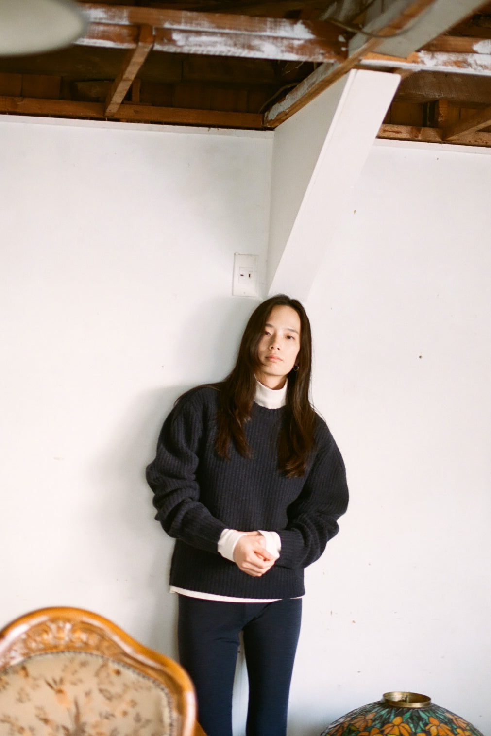 yak rib pullover (camel)