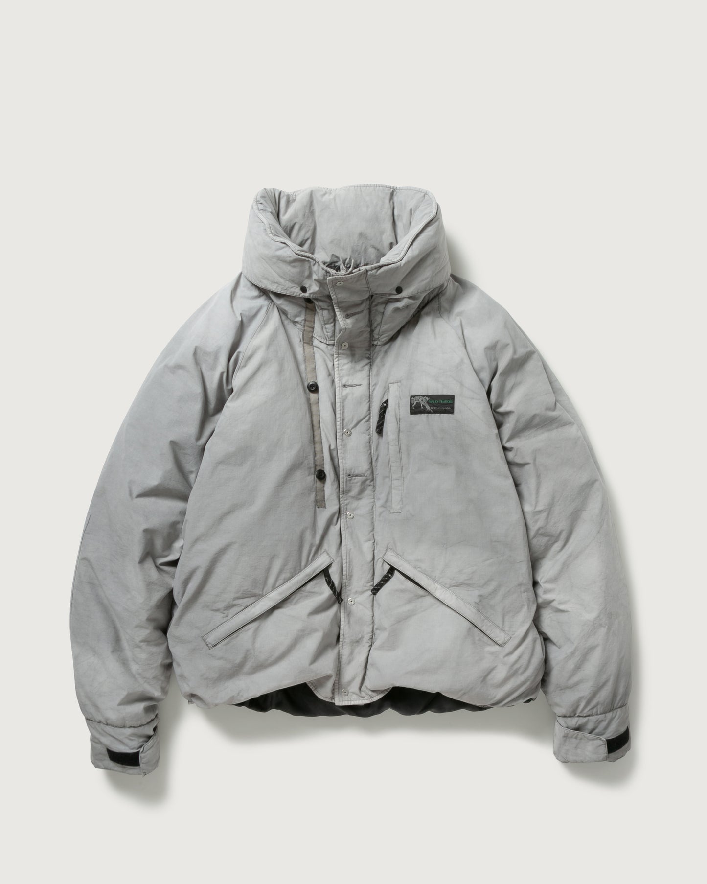 INNAT x WILD THINGS / GARMENT DYED MAKALU DOWN JACKET (Gray)
