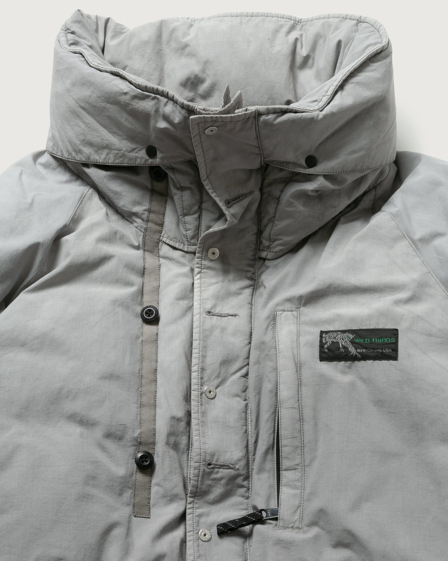 INNAT x WILD THINGS / GARMENT DYED MAKALU DOWN JACKET (Gray)