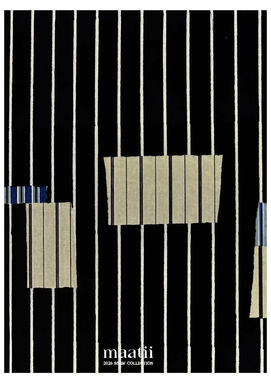 Stripe Block Camisole 18panels Dress