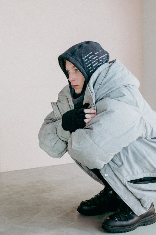 INNAT x WILD THINGS / GARMENT DYED MAKALU DOWN JACKET (Gray)