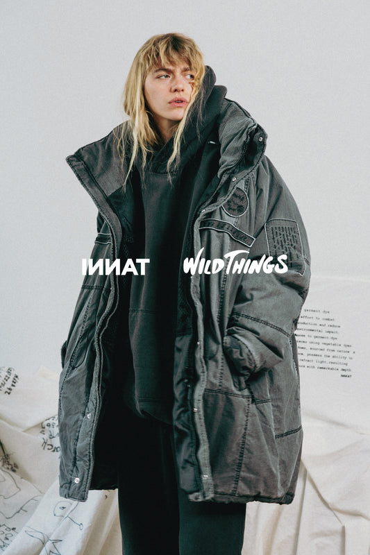 【10/17 12:00- ON SALE】INNAT x WILD THINGS / PADDED TACTICAL FIELD COAT (BLACK)