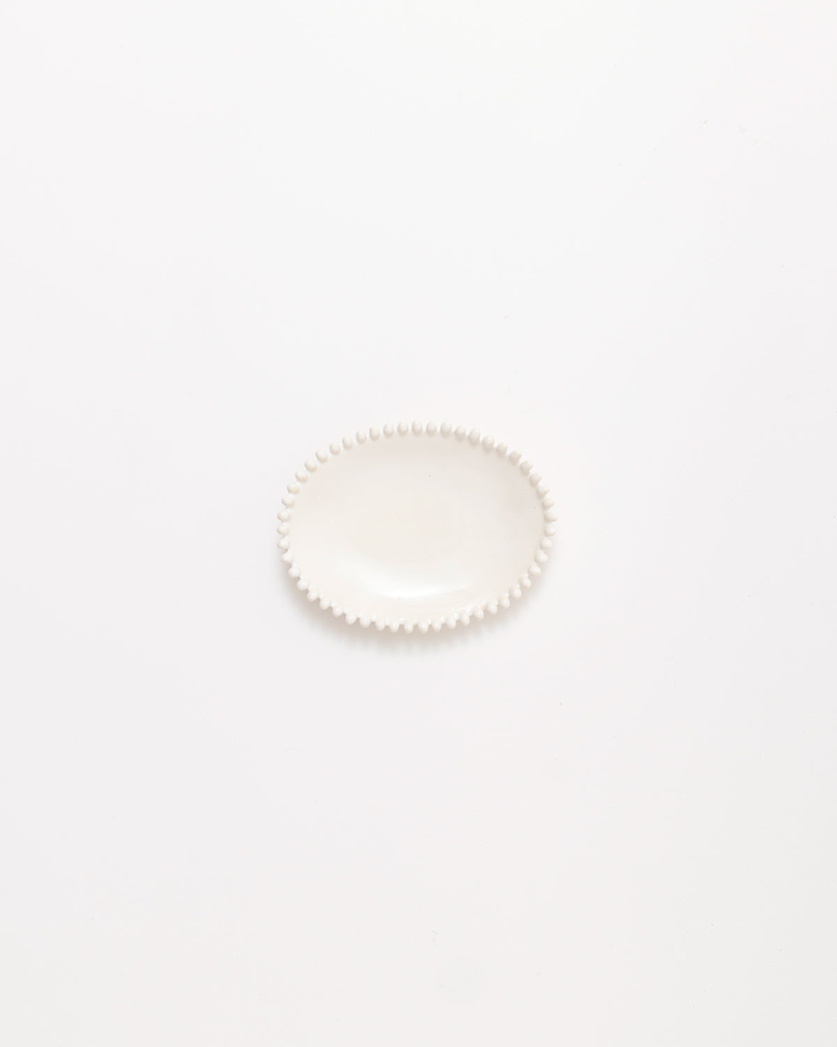 PERLE PLATE / OVALE / XS