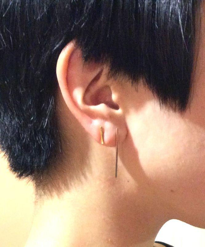【再入荷!!】Line Pierce 10mm / Pink Gold <unlike. Limited Edition>