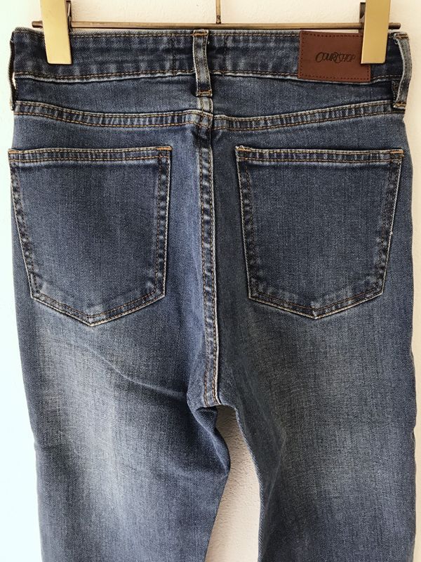 【SALE・70%OFF】"Devon" High-Waist Flare Denim / Karma Blue