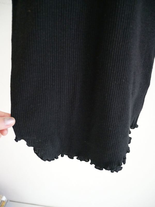 Cotton Linen Tank / Black
