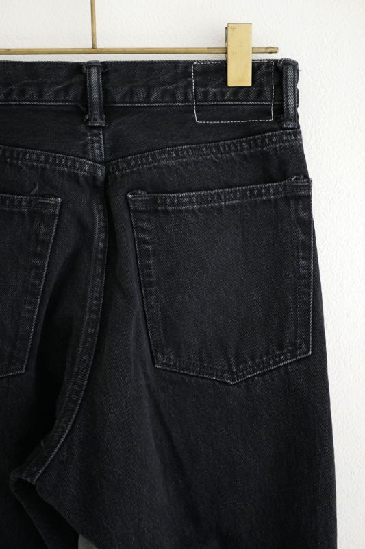 High Waist Denim / Black (Washed)