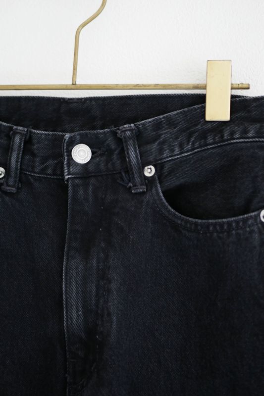 High Waist Denim / Black (Washed)