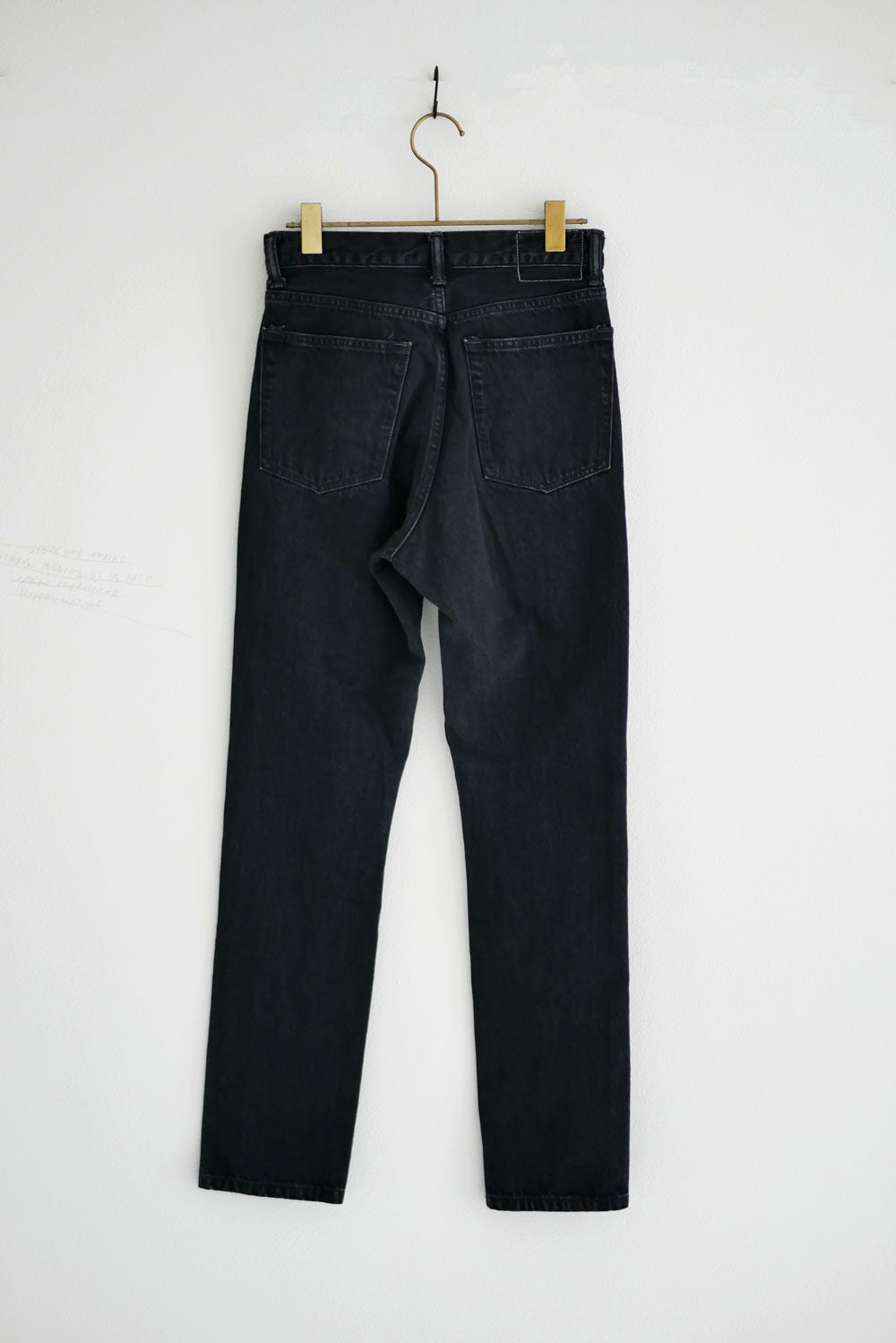 High Waist Denim / Black (Washed)