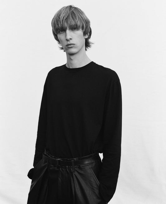 MEN'S LONG SLEEVE TEE / BLACK