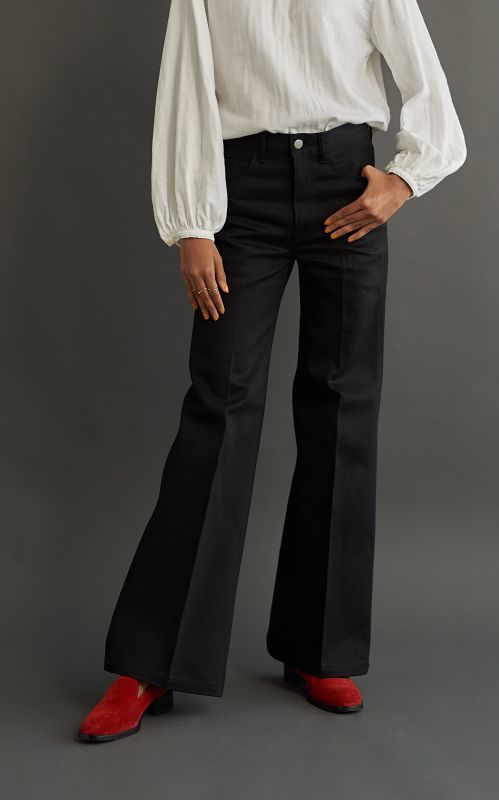 Flare Denim / Black