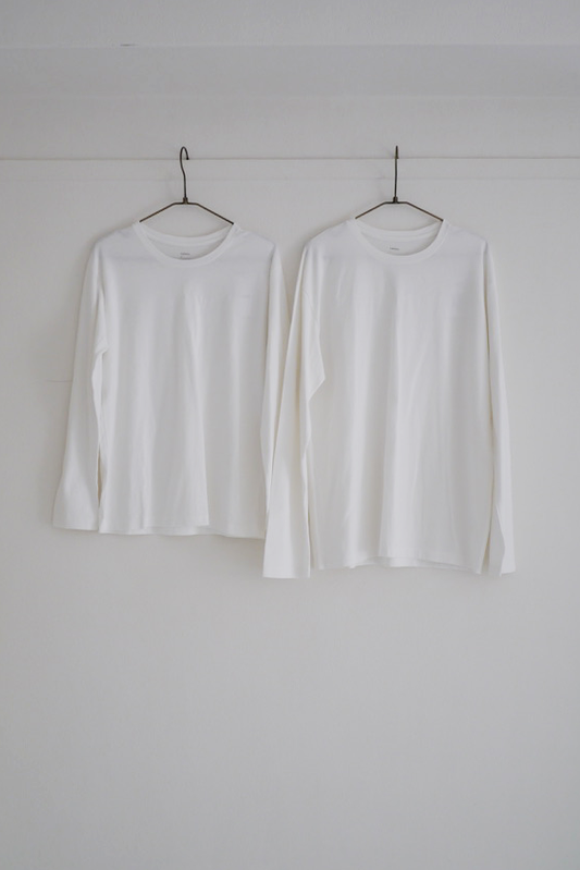 【再入荷】MEN'S LONG SLEEVE TEE / WHITE