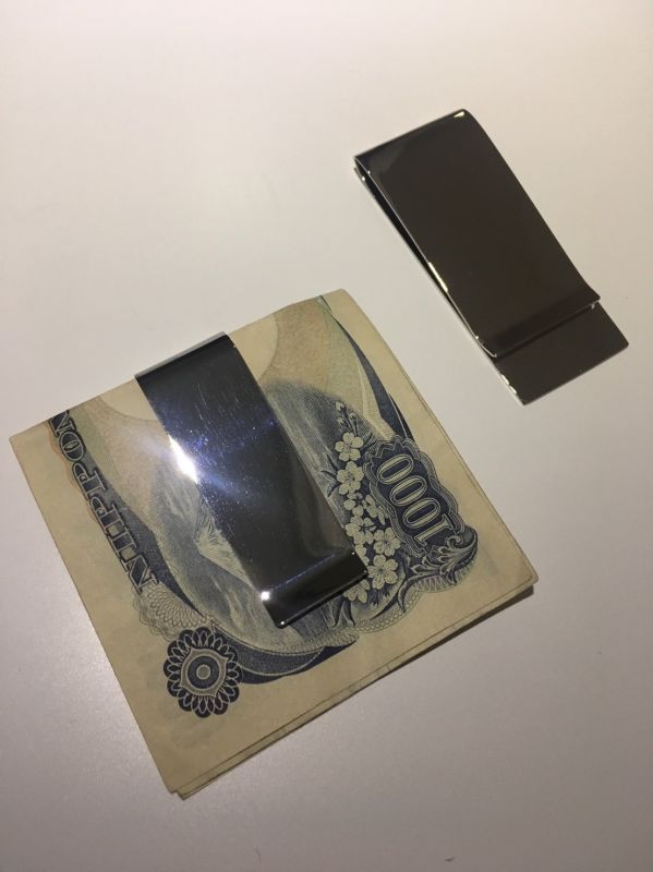 【再入荷!!】Money Clip Narrow / Silver