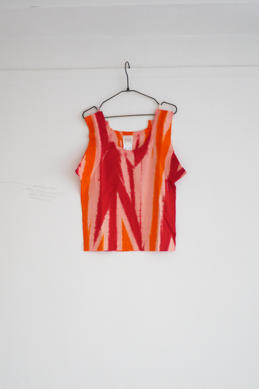 mix dye tank / pink × orange mix