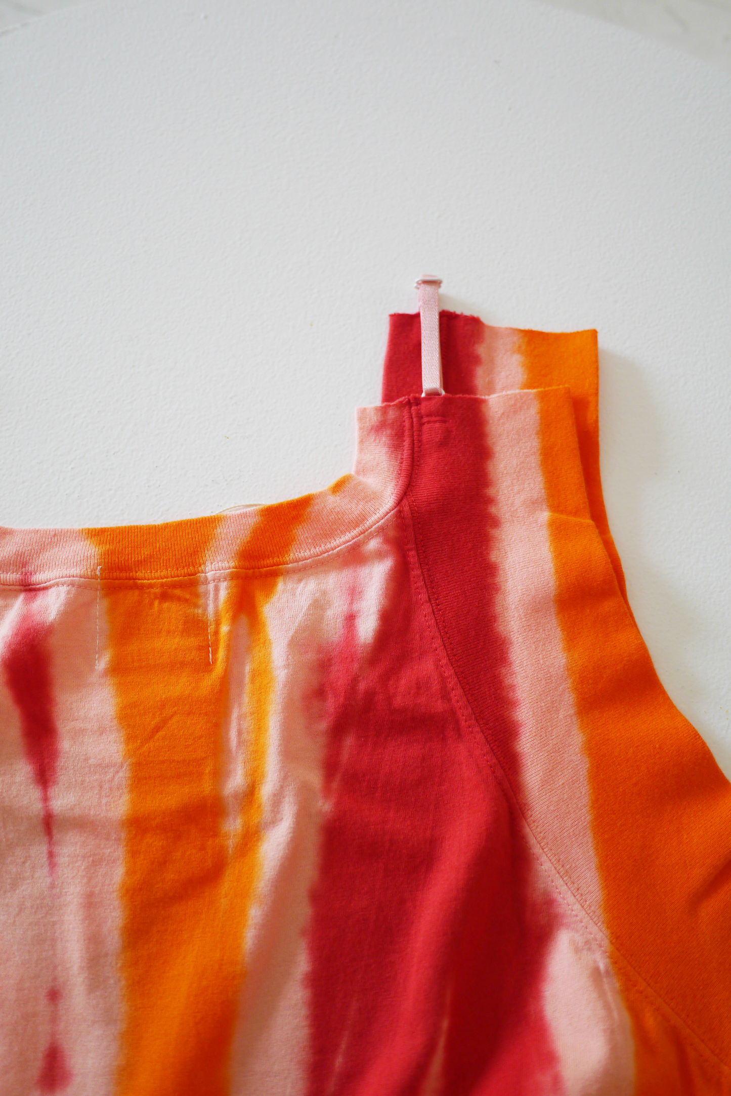 mix dye tank / pink × orange mix
