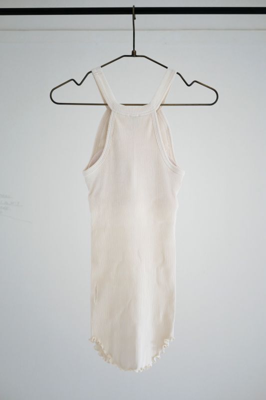 Twist Cotton Bra Tank / ivory