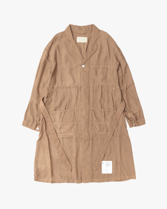 Duster Shirt Coat / Beige