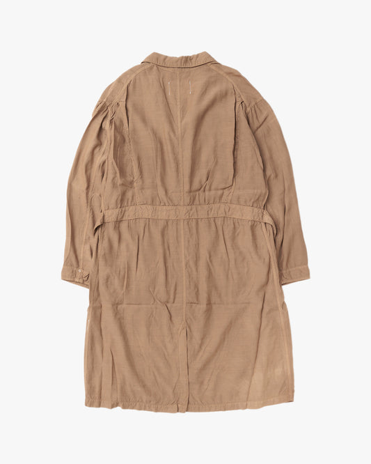 Duster Shirt Coat / Beige