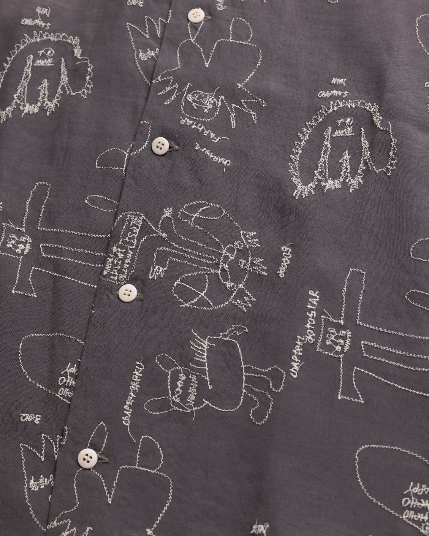 Embroidery Shirt / Sumikuro　
