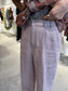 Cotton linen melange jonny pants